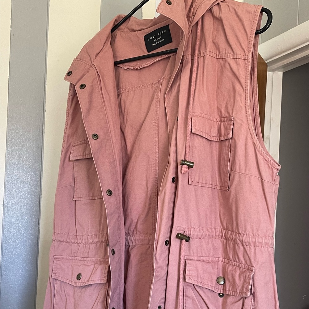 Pink vest
